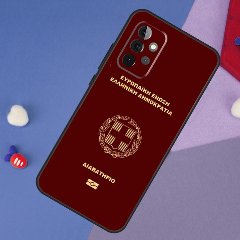 Греция Греческий Национальный Флаг Чехол Для Samsung Galaxy A13 A16 A26 A36 A56 A06 A55 A35 A15 A54 A34 A14 A53 A12 A22 A32 A52