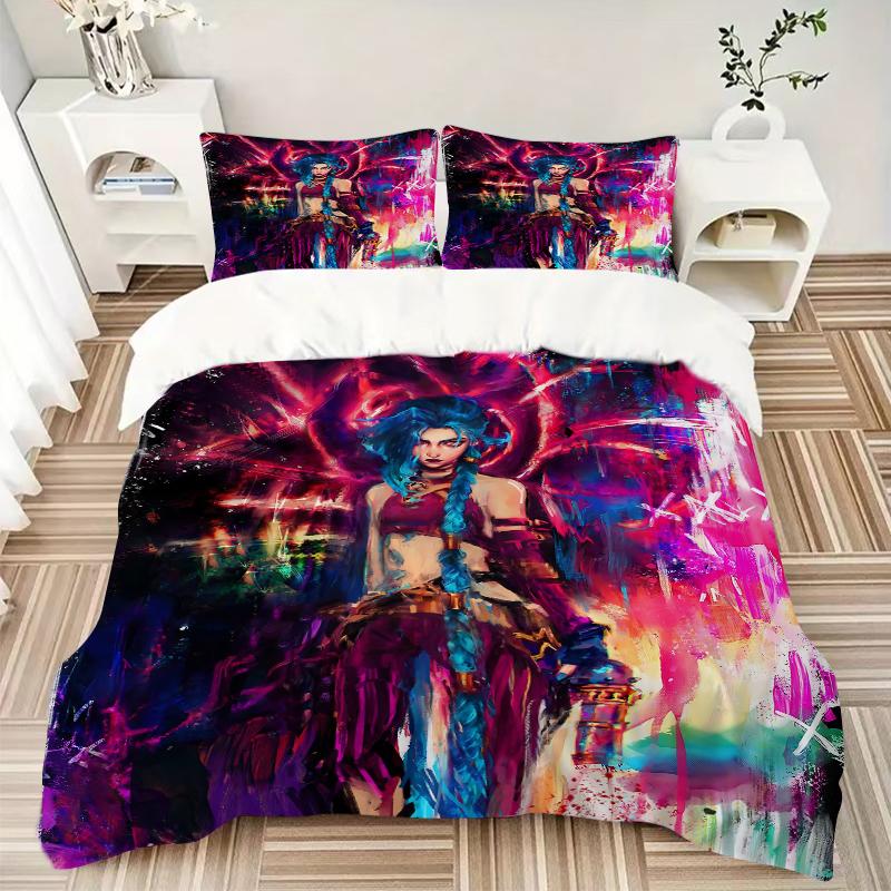 3Pcs Fantasy Warrior Flames Bedding Sets For All Sizes New 3D Printed Bed Cover Comforter Duvet Cover Pillowcase Bedroom Decoration