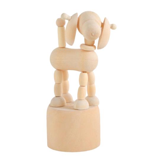 Практичная образовательная прочная деревянная кукла с точным детализированным орнаментом для подарков