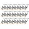 10/30/50Pcs Hat Pants Socks Towel Clips Anti-Slip Laundry Clothes Pegs Stainless Steel Multifunctional for Indoor Outdoor Drying