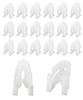 20 Piece Set of Dashboard Edge Clips Universal Car Interior Replacement Clips White