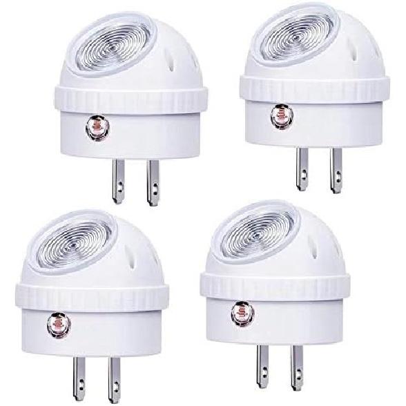 Emotionlite Plug-in LED Night Light Dusk to Dawn Sensor Warm White 6 Pack