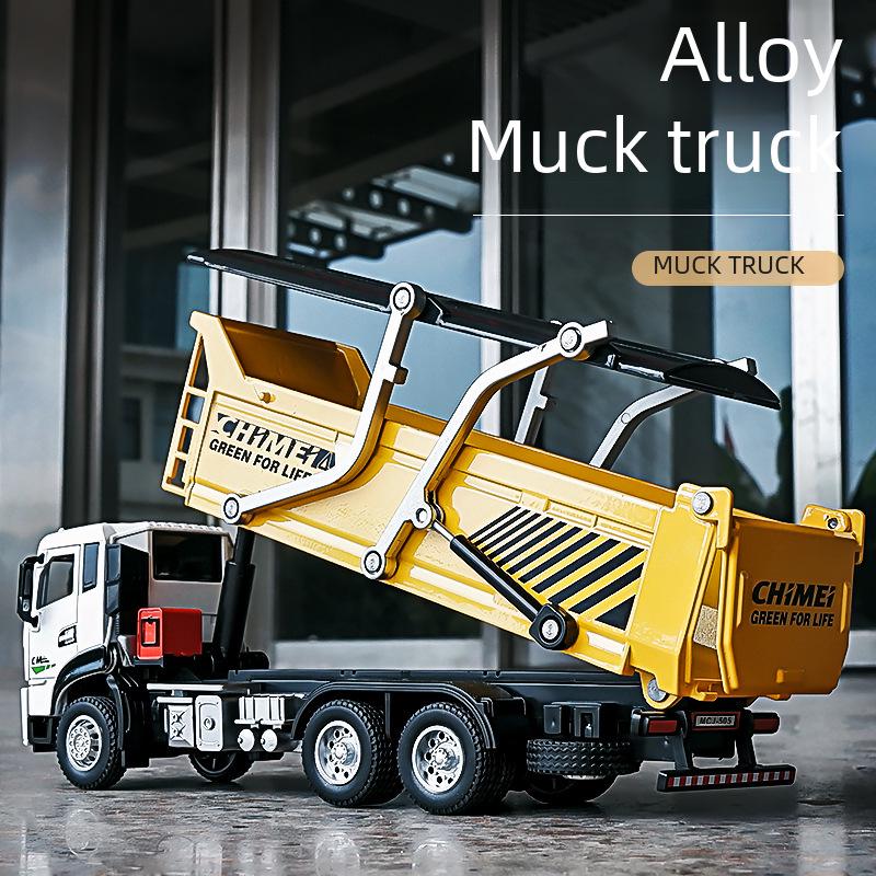 Large Alloy Dump Truck Model Toy for Kids