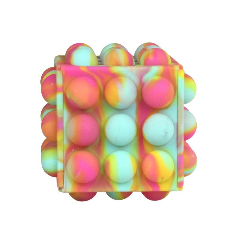 Новый силиконовый мячик-антистресс для пальцев, pop fidget bubble ball pop it игрушка