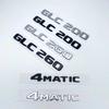 3D ABS Chrome Black Letters GLC260 GLC300 GLC350 GLC220d GLC350e 4Matic Emblem для Mercedes Benz GLC X253 Car Багажник Логотип Наклейка