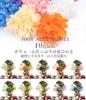 JZOON Hair 10 Dried Artificial Flower Mizuhiki Japanese and Gold Popular Hair Accessories for Engagement Entrance TC002 Ornaments, Colors, Flowers,