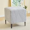 Stretch Footrest Cover Square Chair Covers New Ottoman Cover  for Bedroom Party Hotel