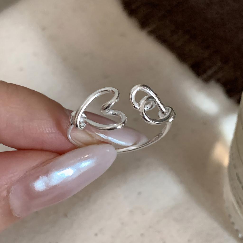 Sam Panda Кольца 925 пробы для женщин Простые Геометрические Ручной работы Неправильные Ретро Кольцо Золотой Циркон Аллергия Для Подарка на День Рождения