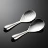 304 Stainless Steel Hollow Rice Spoon Mirror Polished Bumps Anti-stick Heavy Male Spoon Hotel Service Spoon Housewarming