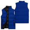 Ladies' Casual And Fashionable Sleeveless Vest Solid Color Cotton Jacket