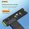 90° PCI-E 16X to M.2 NGFF Key M Extension Cable