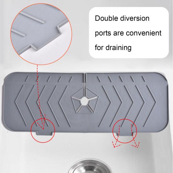 Отличная защита от брызг для раковины, устойчивая к разрыву, TPR, многоцелевая