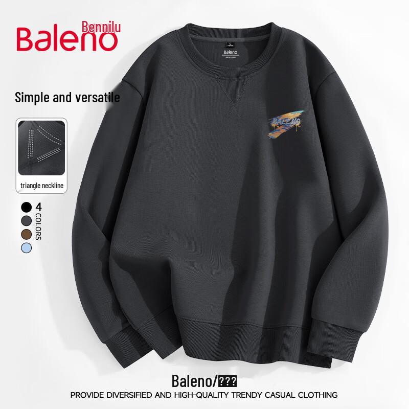 Baleno Unisex Graffiti Print Round Neck Sweatshirt