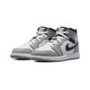 Air Jordan 1 Mid PS Light Smoke Grey Kids Sneakers White Anthracite 640734-078