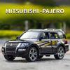 1/32 MITSUBISHI PAJERO литой игрушечный внедорожник автомобиль имитационная модель литые резиновые шины 6 дверей может открываться игрушечный автомобиль подарки для детей
