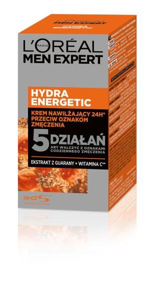 Loreal Men Expert Hydra Energetic Krem Nawilżający Przeciw Oznakom Zmęczenia 25+ 50Ml