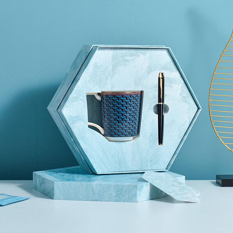 Wedgwood Byzantine Mug & Parker IM Rollerball Pen Gift Set