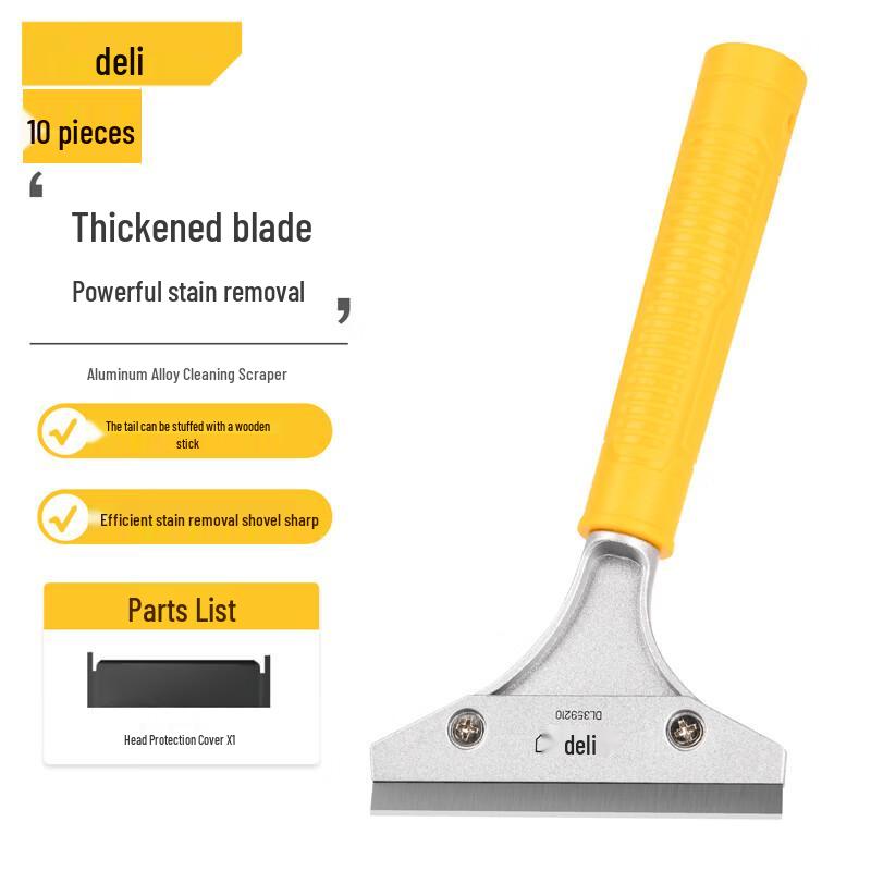 Скребок для удаления пятен и клея из алюминиевого сплава Deli Tools DL359210