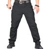 Mens Pocket Solid Color Outdoor Tactical Pants Fishing Hiking Sports Pants