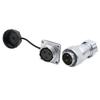 WEIPU WS24 TP/Z 2 3 4 10 12 19 Pin PCB Panel Mount Bulkhead M24 Automation Waterproof Connector Solar LED Lighting Power Adapter