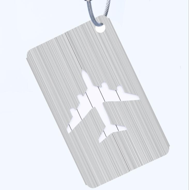 Aluminium Alloy Luggage Tags Baggage Name Tags Suitcase Address Label Holder Travel Accessories Dropshipping