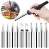Heat Soldering Iron Head Welding Tools Soldering Iron Tip For 936 853D 8786D Rework Station