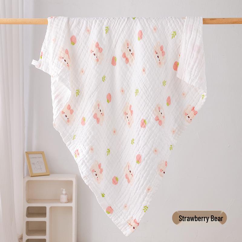 Baby Soft Pure Cotton Quick-Dry Bath Towel for Newborns and Children