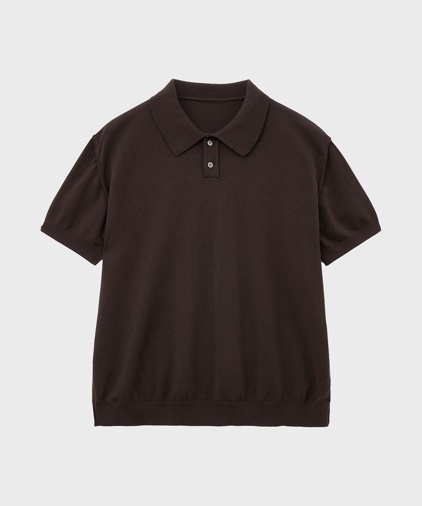 NOIRER Low Cut Polo Knit (Brown)