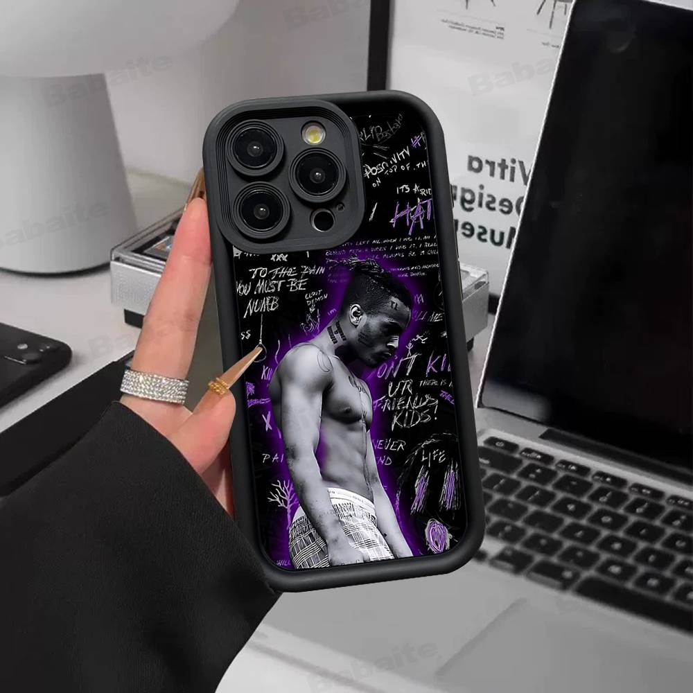 Rapper X-XXXTentacionS Phone Case For IPhone 17 16 E 15 14 13 12 11 Pro Max Plus Back Cover