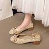 Модные балетки Роскошная повседневная обувь для женщин 2025 Кавайная женская летняя обувь Плоские Милые Элегантные Быстрая доставка Тренд
