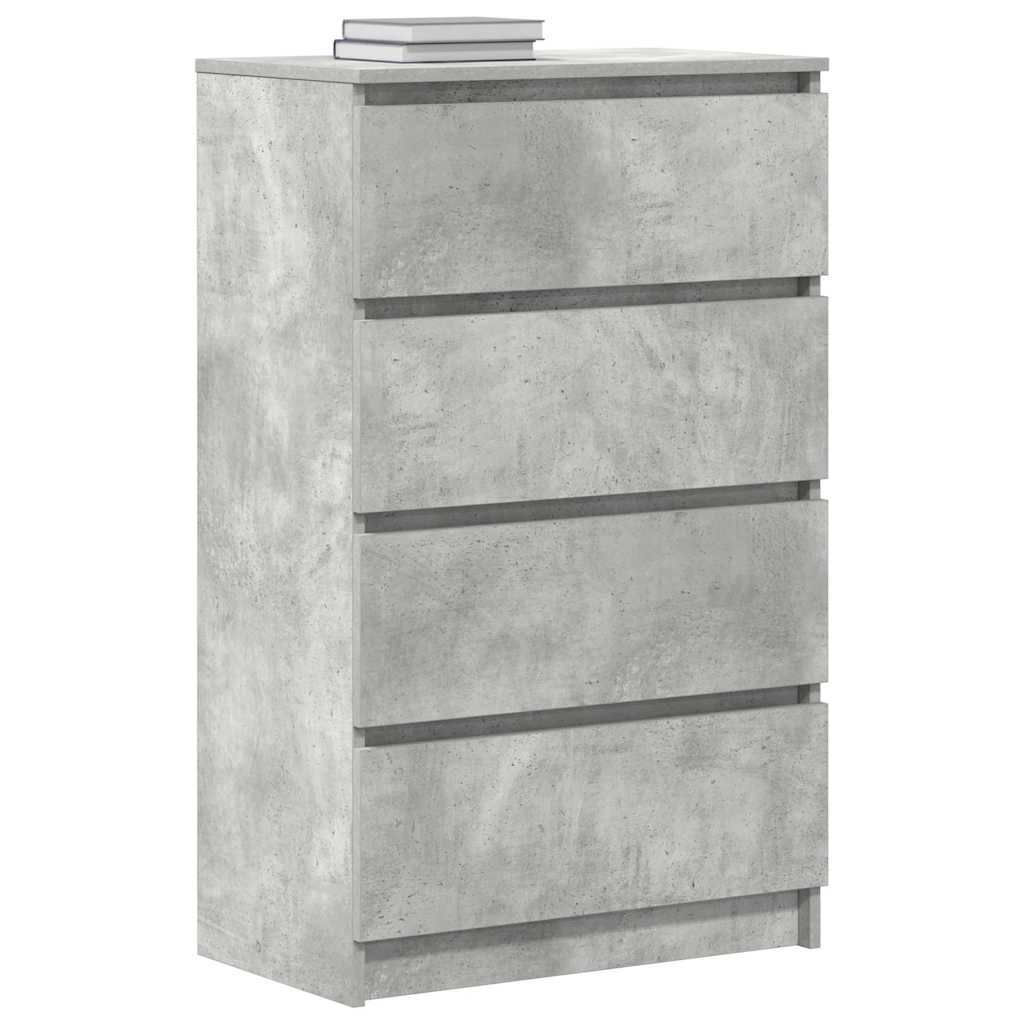 Sideboard Concrete Grey 60 x 35 x 98.5 cm Engineered Wood