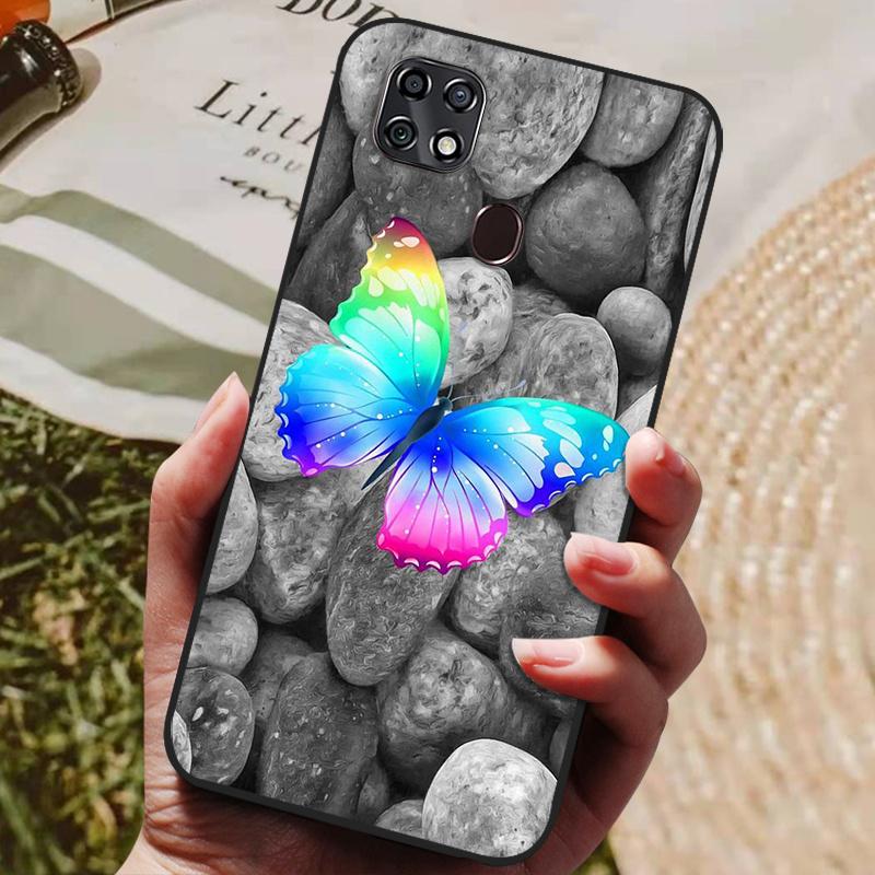 Для Coque ZTE Blade 20 Smart Чехол Силиконовая Задняя Крышка Чехол для Телефона Для ZTE Blade 20 Smart Чехлы Мягкий бампер Funda для Blade20 Сумка