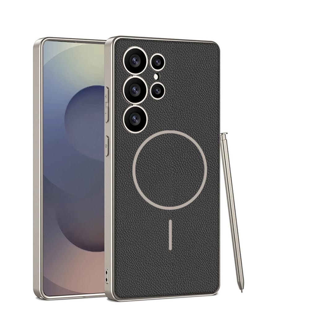 Премиальный чехол для мобильного телефона Samsung S25Ultra Тонкий Круглый Магнитный Magsafes25Ultra Беспроводная зарядка Япония и Южная Корея