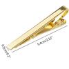 Silver Gold Toned Stainless Steel Simple Necktie Clasp for Men Gift Metal Tie Clip Pin Suit Clip