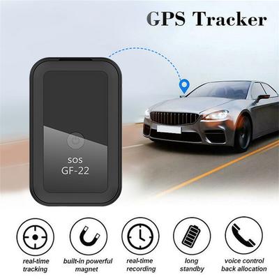 Магнитный мини-трекер GF22 для автомобиля GPS Противоугонный локатор для транспортного средства Отслеживание в реальном времени SOS-оповещение Устройство-локатор Позиционер по SIM-сообщению