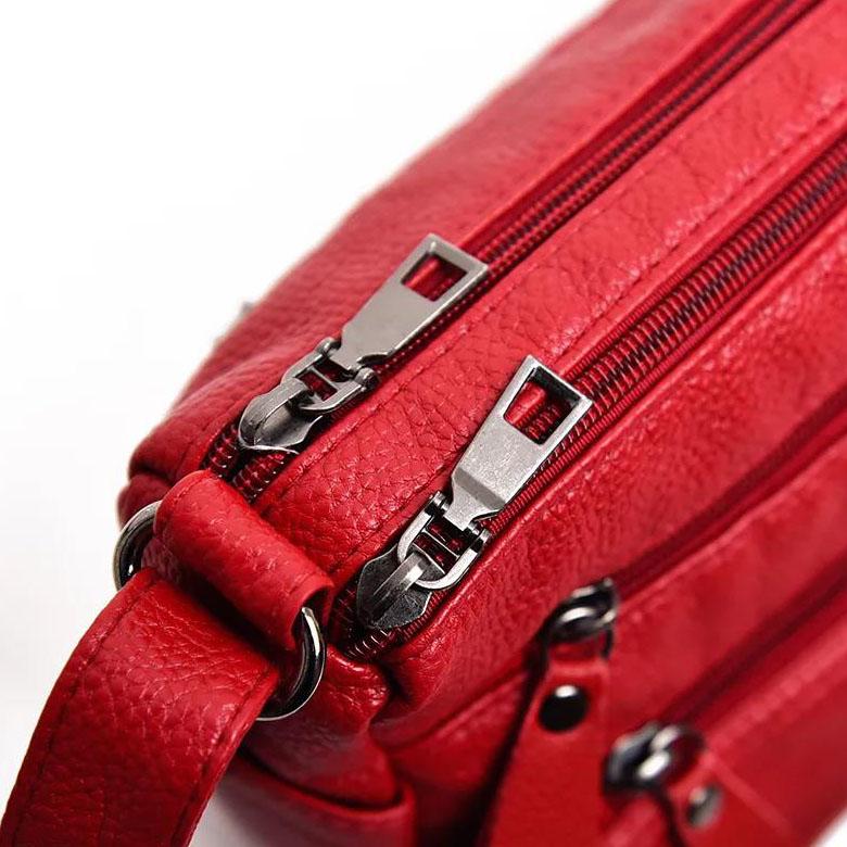 Женская сумка на одно плечо большой вместимости, женская однотонная повседневная сумка из мягкой кожи