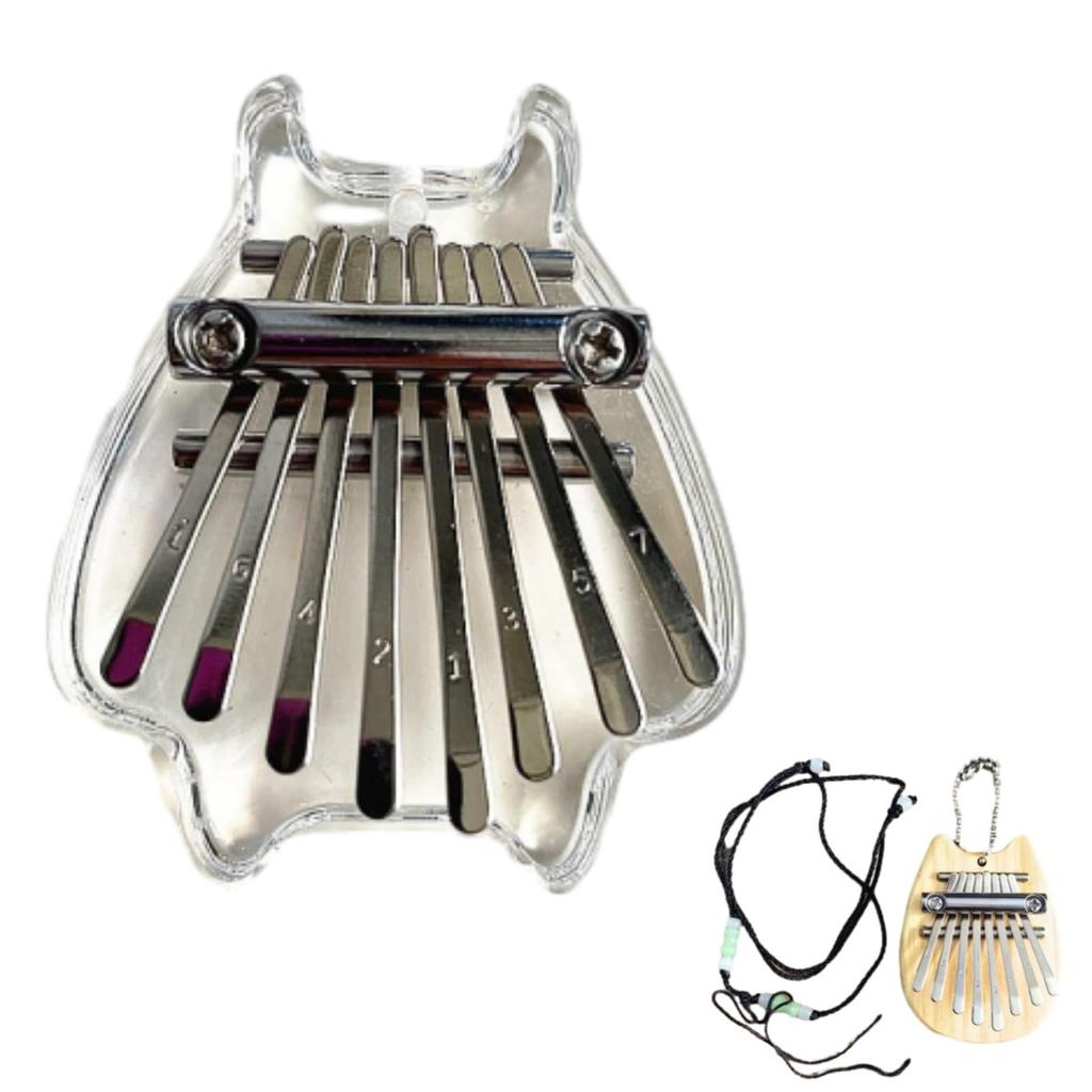8 Key Portable Mini Wood Kalimba High Quality Exquisite Finger Thumb Piano Marimba Musical Good Accessories Pendant Gift