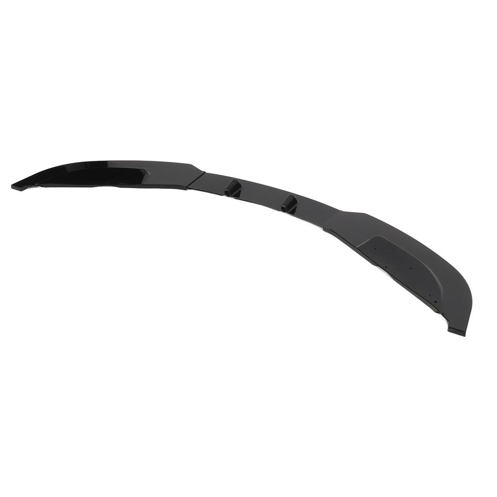3 Sections Front Bumper Lip Spoiler Sturdy Stylish Front Bumper Lip Splitter For 3 Series E92 E93 Standard Glossy Black