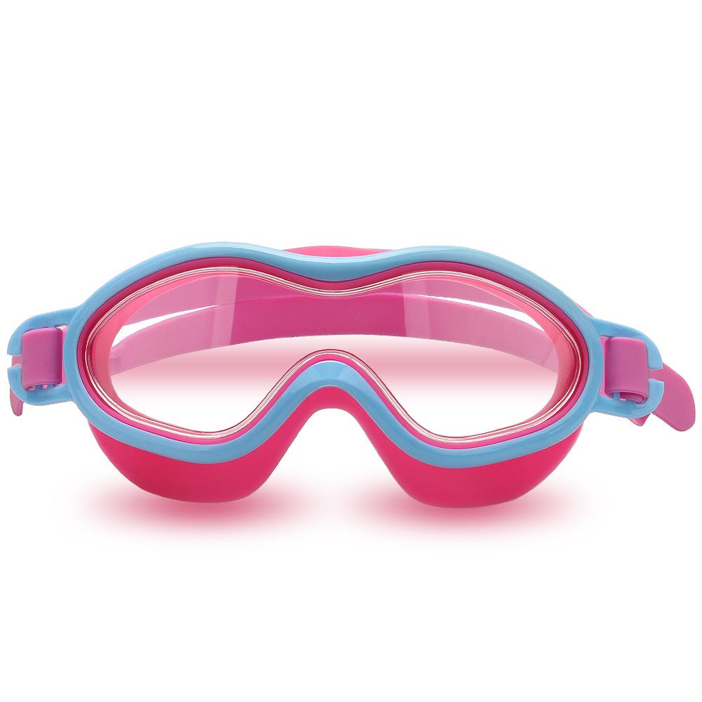 Kids' Waterproof & Fog-Proof HD Swim Goggles - Large Frame for Boys & Girls