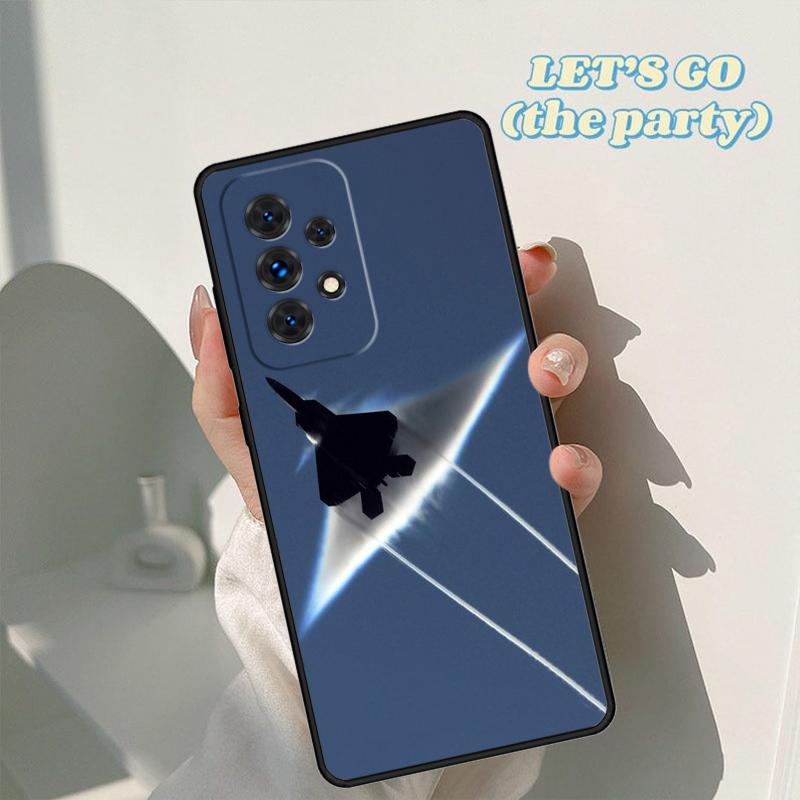 Чехол для телефона с изображением реактивного самолета Для Samsung Galaxy A42 A31 A40 A51 A71 A32 A80 A91 A52 A72 A73 A20e A21S A50 A70 A11 A12