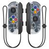 Геймпад Joy-Con для Nintendo Switch/OLED/Lite Беспроводной Bluetooth-джойстик с функцией вибрации, турбо и пробуждения