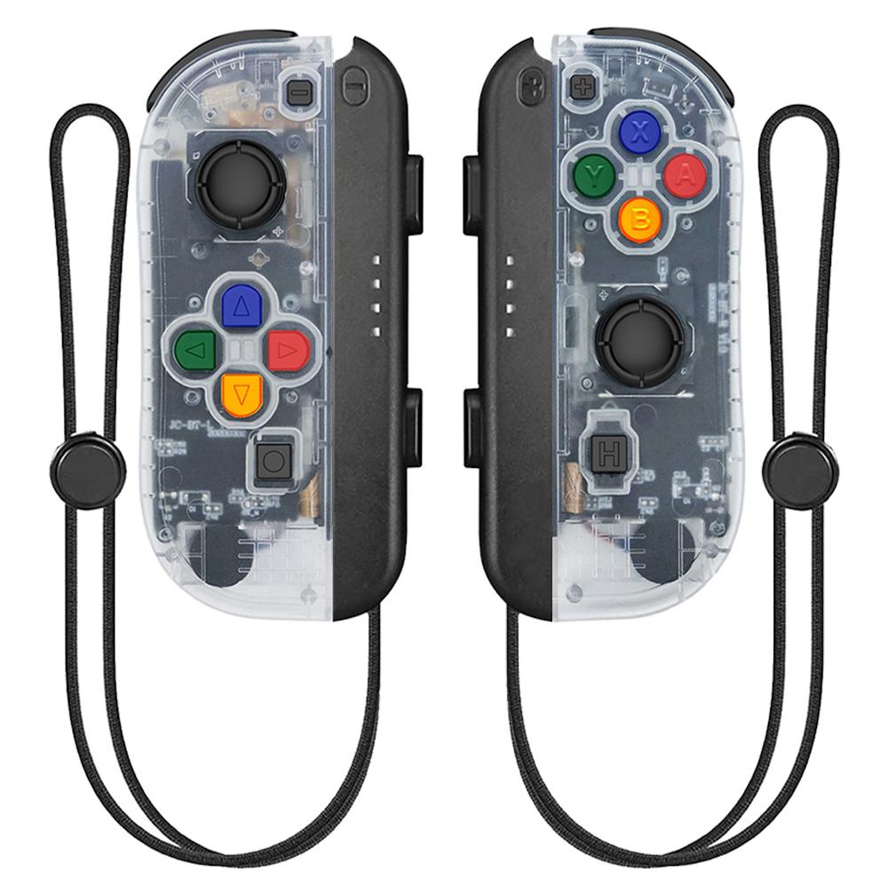 Геймпад Joy-Con для Nintendo Switch/OLED/Lite Беспроводной Bluetooth-джойстик с функцией вибрации, турбо и пробуждения
