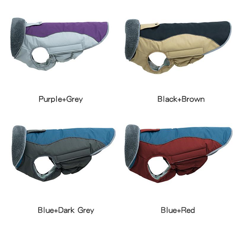 Dog Coats Waterproof Windproof Pet Winter Reflective Jacket for Cold Weather Warmly Dogs Clothes for Small Medium Large Dogs