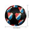 Banik Ostrava FC Soccer Ball, colorful, suitable for all ages, machine-stitched, PVC material, competition grade, durable and high bounce