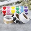 500Pcs/Roll Love Heart Shaped Seal Labels Package Label Sticker Mark