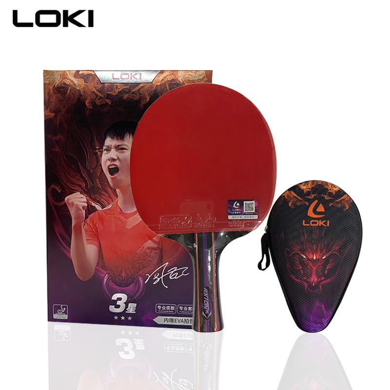 LOKI Carbon Table Tennis Racket Beginners Adults Unisex Training Competition Use Single Paddle