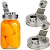 Stainless Steel Mason Jar Lids Leak-Proof Food Grade Airtight Lids Brewing Fruit