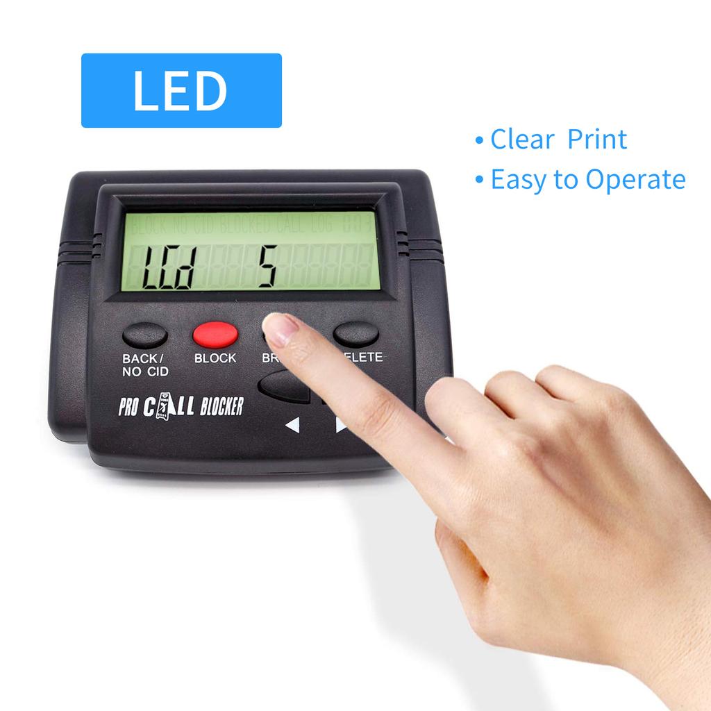 Блокировщик вызовов для стационарных телефонов Телефон 2000 Блокировка идентификатора вызывающего абонента Блокировка номера в одно касание