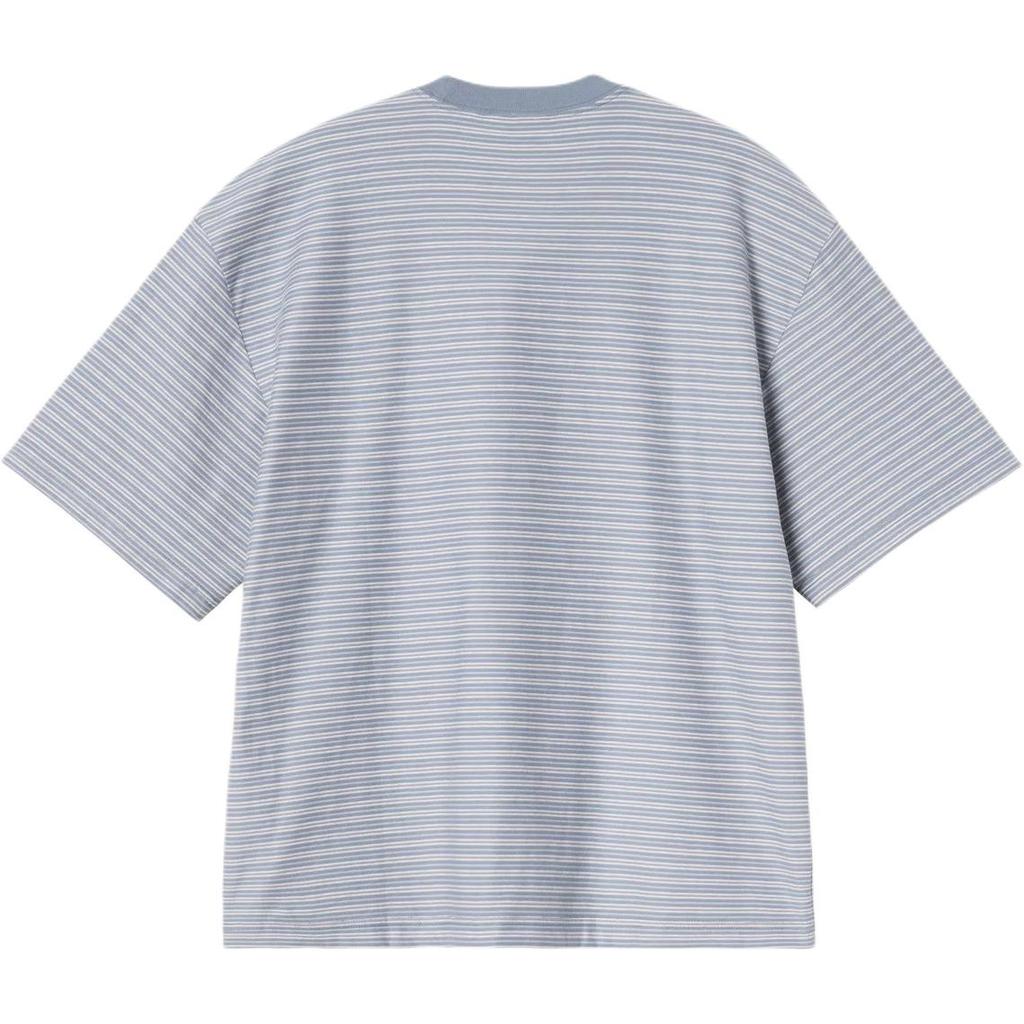 Carhartt WIP Свободная футболка в полоску с круглым вырезом Мужские Топы I036854-3SG-XX