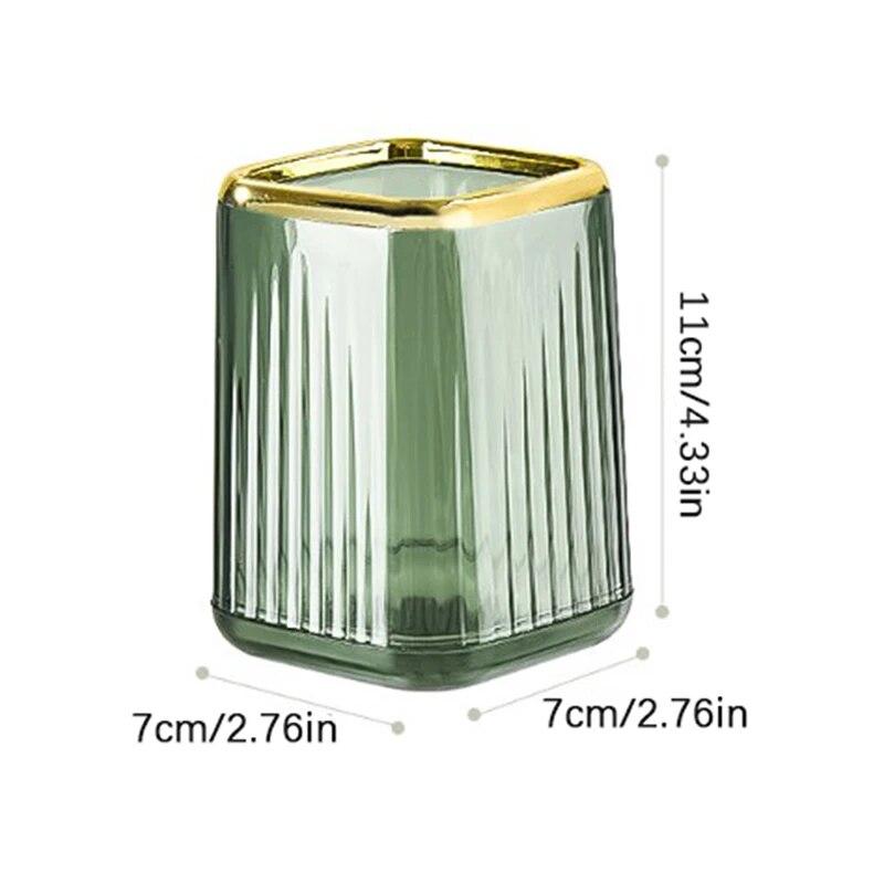 Роскошные органайзеры для макияжа, настольный ящик для хранения косметических кистей, офисный чехол для ручек, органайзер для кистей для макияжа, держатель для губной помады и всякой всячины